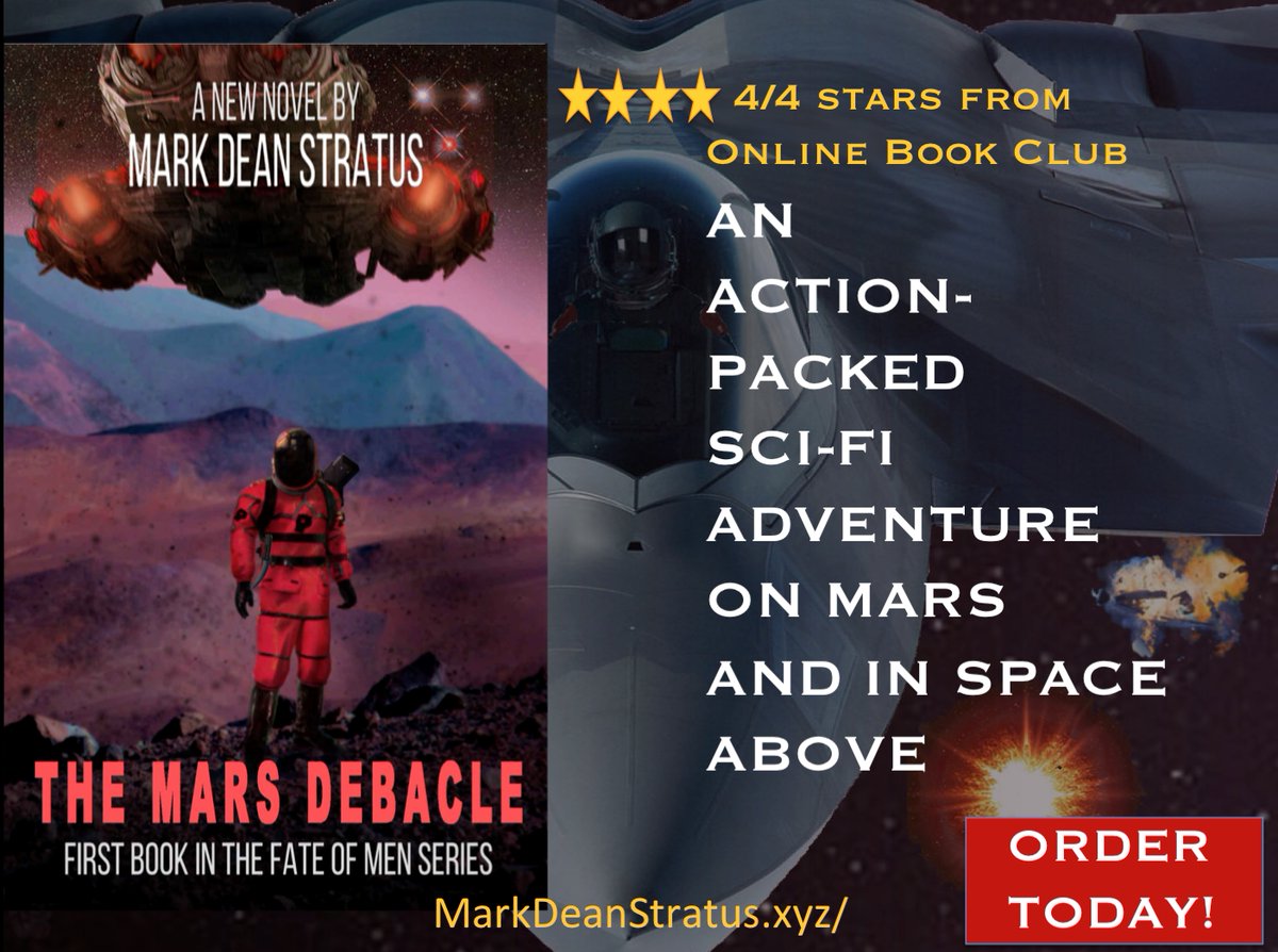 JUST WHEN YOU THOUGHT IT WAS SAFE TO #COLONIZE THE #SOLARSYSTEM,,,

Order at:  MarkDeanStratus.xyz or books2read.com/u/49VVa0

#BooksToRead #Scifi #Scifibooks #sciencefiction #Mars #dystopian #spaceopera #actionpacked #adventure #thrillerbooks #books #eBook #OnlineBookClub