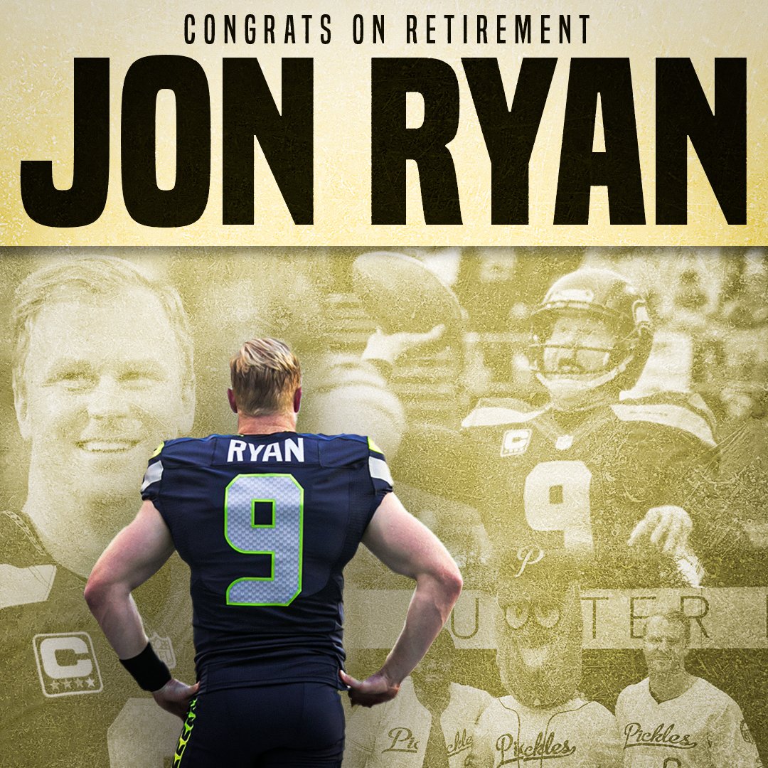co-owner. ginger. pnw legend. also happened to be a pretty good punter. congratulations on retiring with the seahawks today after a long and successful football career jon. we're thankful that you'll have more free time to smash beers on the party deck with us this summer. 🍻
