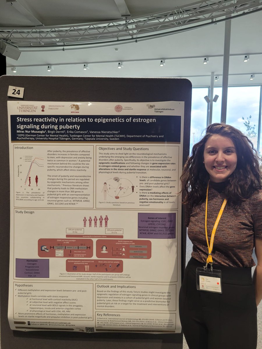 Our PhD candidates @M_Koerdel & @MrcNr presented their current work on hormones, stress, and epigenetics at the Stress & Resilience Conference in Lausanne @GSRNet_. The conference offered insightful talks, informative posters, and networking opportunities in stress research🌟