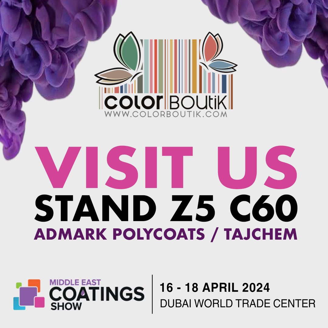 colorboutik's tweet photo. Here we go! 🙌

The Middle East Coating Show Dubai 2024 is officially open! 🎉

Join us at stand Z5 C60 to discover our innovative offer of products and services.

See you soon! 

#MECS2024 #DubaiEvents #Colorsystem #Innovation #Colorboutik https://t.co/yvd4fhWGAC