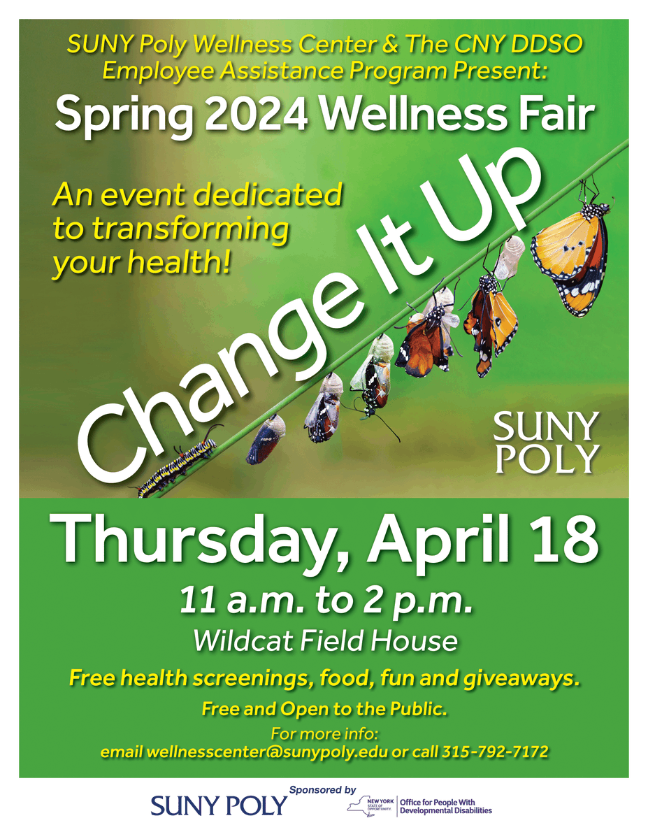 SUNY Poly Wellness Center tweet media