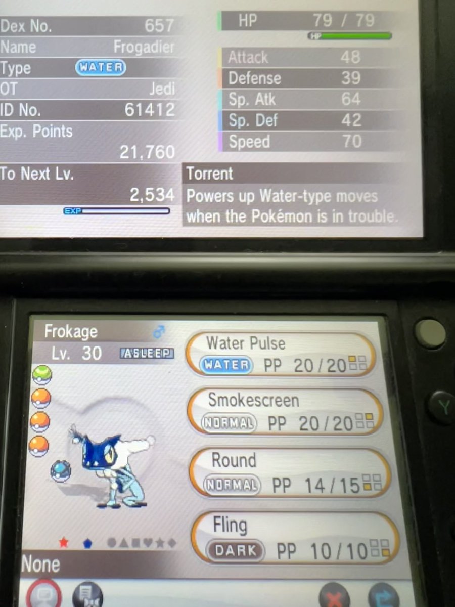JediKush831's tweet photo. 774 Friend Safari Encounters! Thanks @mushybf for giving me the opportunity to hunt this! #AceShinyHunters #AceShinyLivingDex #FriendSafari #PokemonY #LongLiveThe3DS https://t.co/OTrh7J8Iih