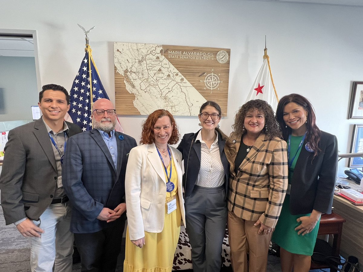 Thank you <a href="/AlvaradoGilSD4/">Senator Marie Alvarado-Gil</a> for meeting with us and letting us share about the value of community health centers! And also thank you for supporting SB 1067, which will expedite licensure for healthcare workers seeking to practice in medically underserved areas.

#DAC2024