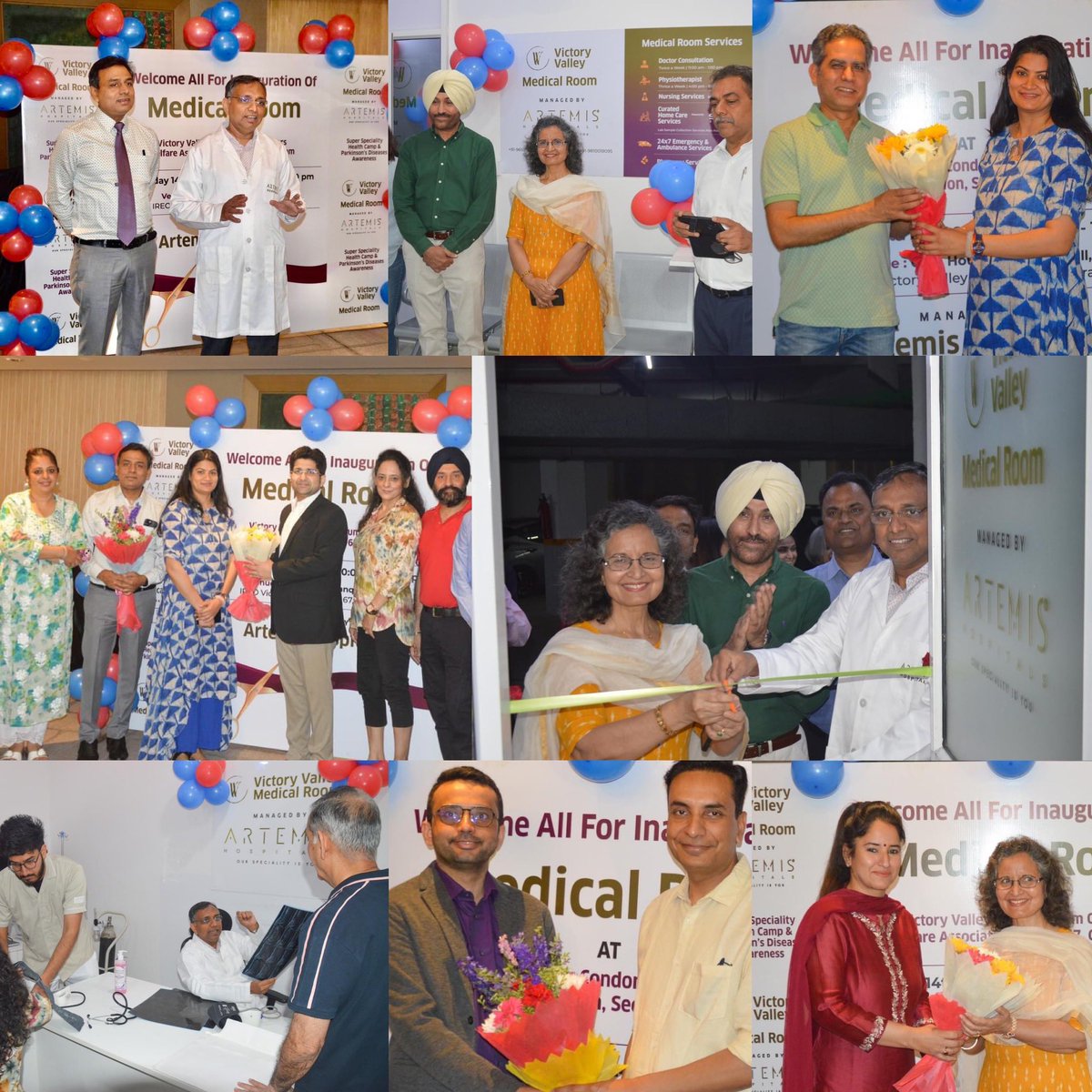 Artemis RWA Wellness Clinic launched in association with  Victory Valley Condominium Owners Welfare Association on Sunday, 14th April 2024 at Club House, Victory Valley, Sector -67, Gurugram (HR). 

#ArtemisHospitals  #RWA #cliniclaunch #solacebyArtrmis #HomeCareServices