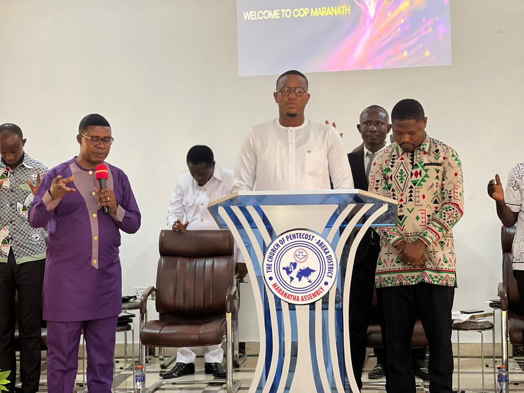 On Sunday, I visited the Church of Pentecost, Abeka District, Maranatha Assembly as part of my weekly weekly church visitations and engagements to touch base, engage and further deepen our engagements with constituents in the churches. #BabaSadiq4OKC2024 #TheNewHopeforOKC2024