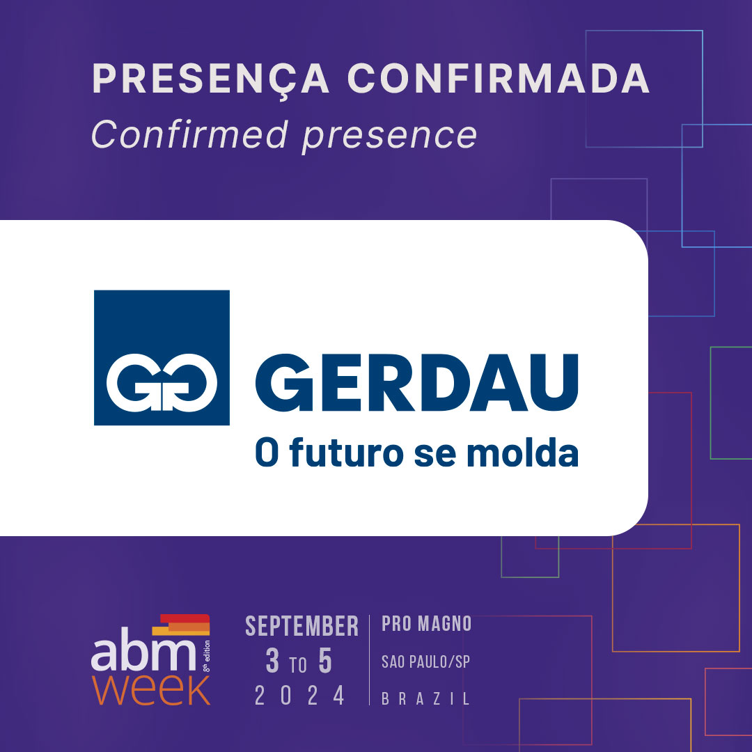 A GERDAU é presença confirmada na ABM Week 8. Saiba mais sobre a empresa: www2.gerdau.com.br

#ABM #ABMWeek #ABMBrasil #ArcelorMittal #Engenharia #Industria #Metalurgia #Siderurgia #Materiais #Mineração