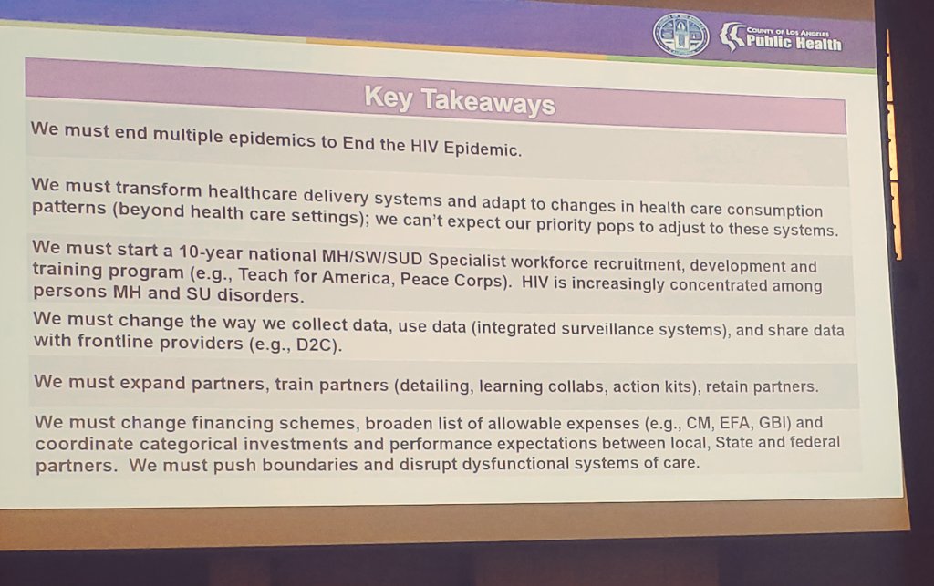Key take-home points from Mario Perez of #LADHSP @2024EHEMeeting. I couldn't agree more.