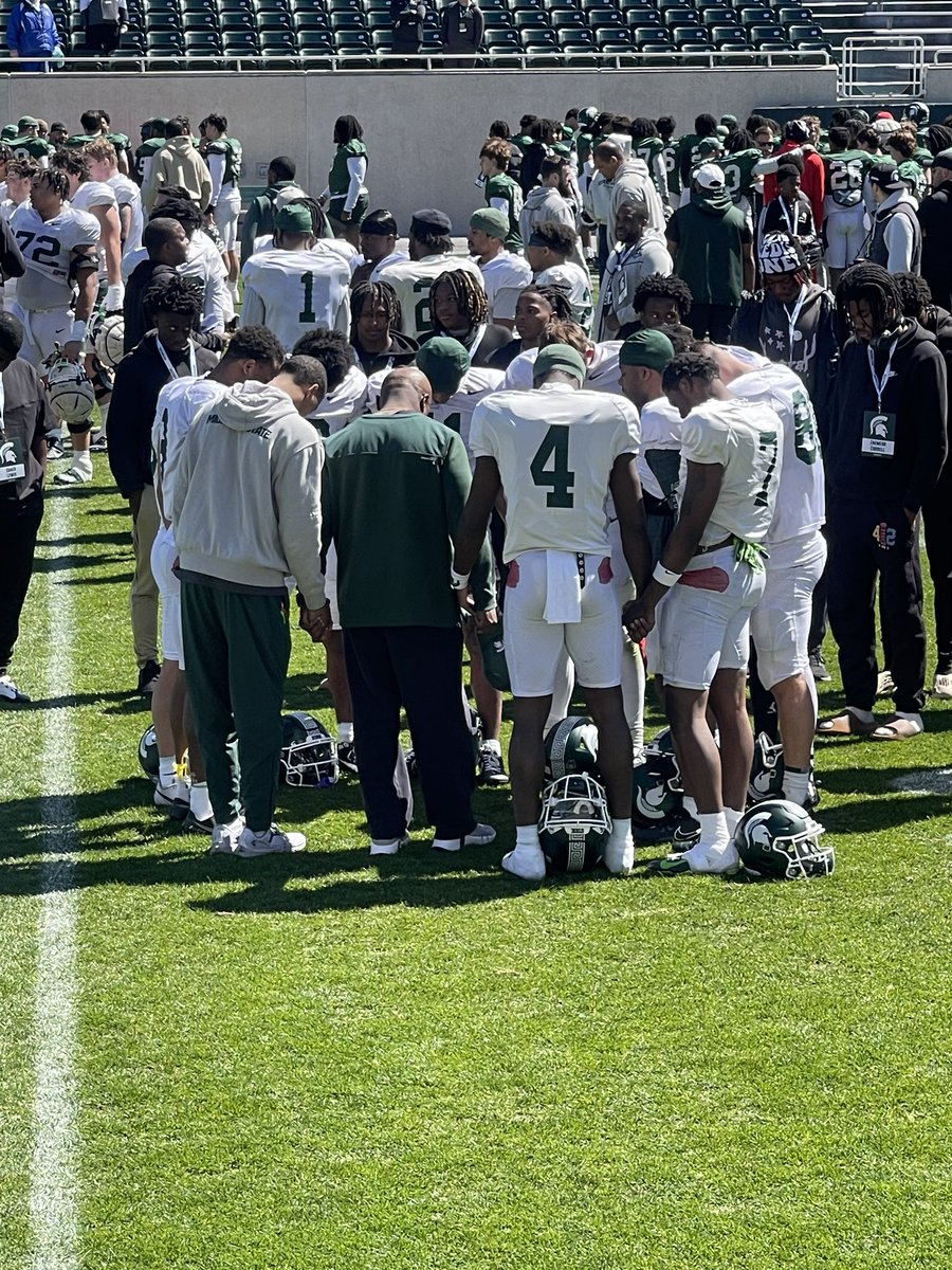 Wrapping up this last week of Spring Ball🫡 Let’s get it gang! Attack the day!!🥶 See yall on Saturday 💪🏾 #BuiltNotBorn #IceGang #MSUFootball