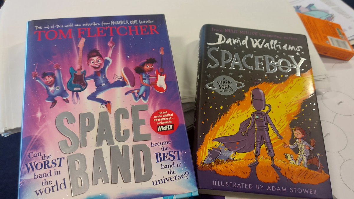 P4 had a vote today to decide their new class novel to go with our Space topic. After listening to the blurbs and looking at their front covers, they decided on Space Band @TomFletcher. Sorry, Spaceboy @davidwalliams. #ReadyforTomorrow