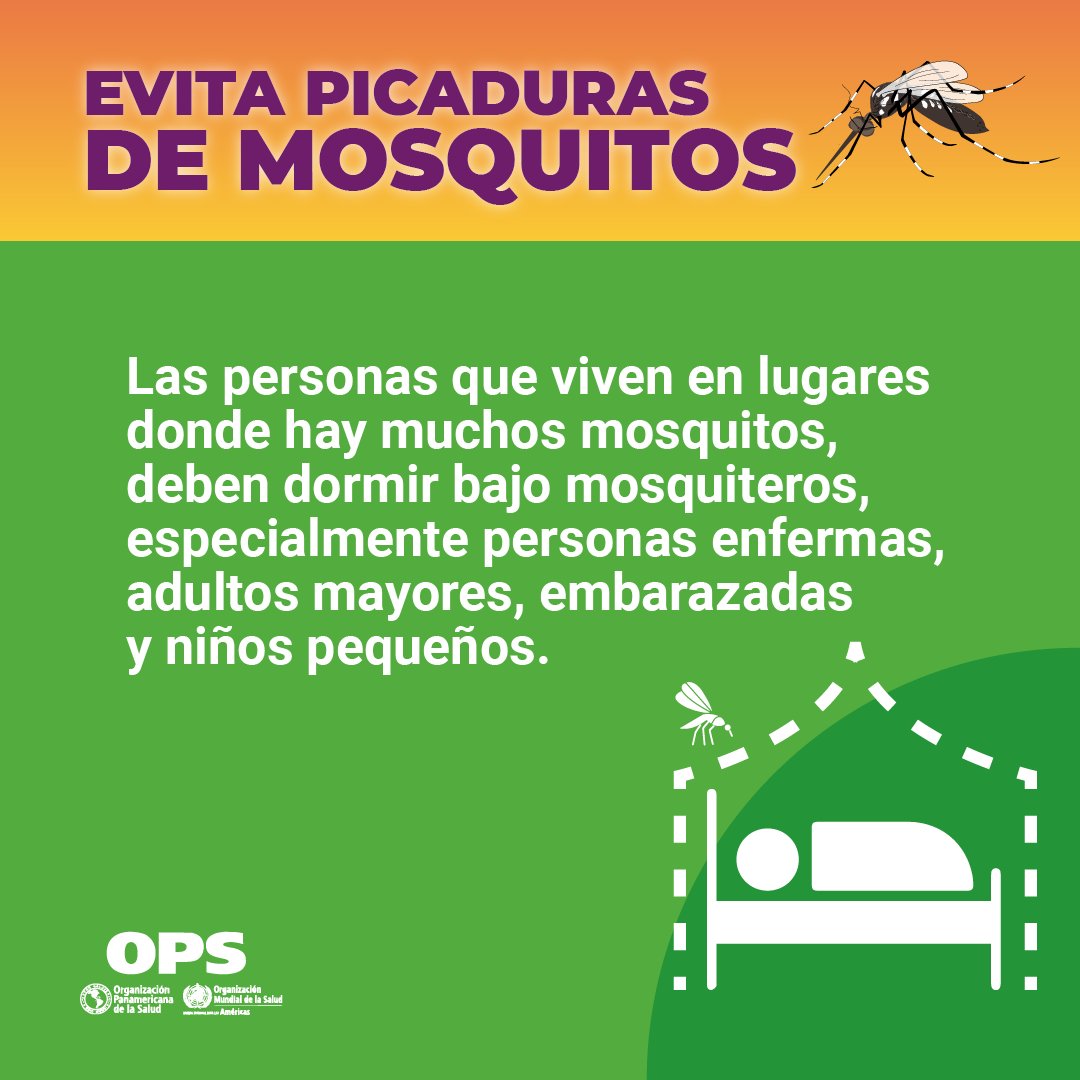 Protégete de las picaduras de mosquitos que transmiten las enfermedades como el #Dengue y la #Chikunguña.