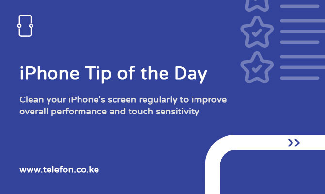 ðŸ“± Tip: Did you know cleaning your iPhone's screen regularly can improve touch sensitivity and overall performance? Keep it smudge-free for a smoother experience! #iPhoneTips #TechHacks