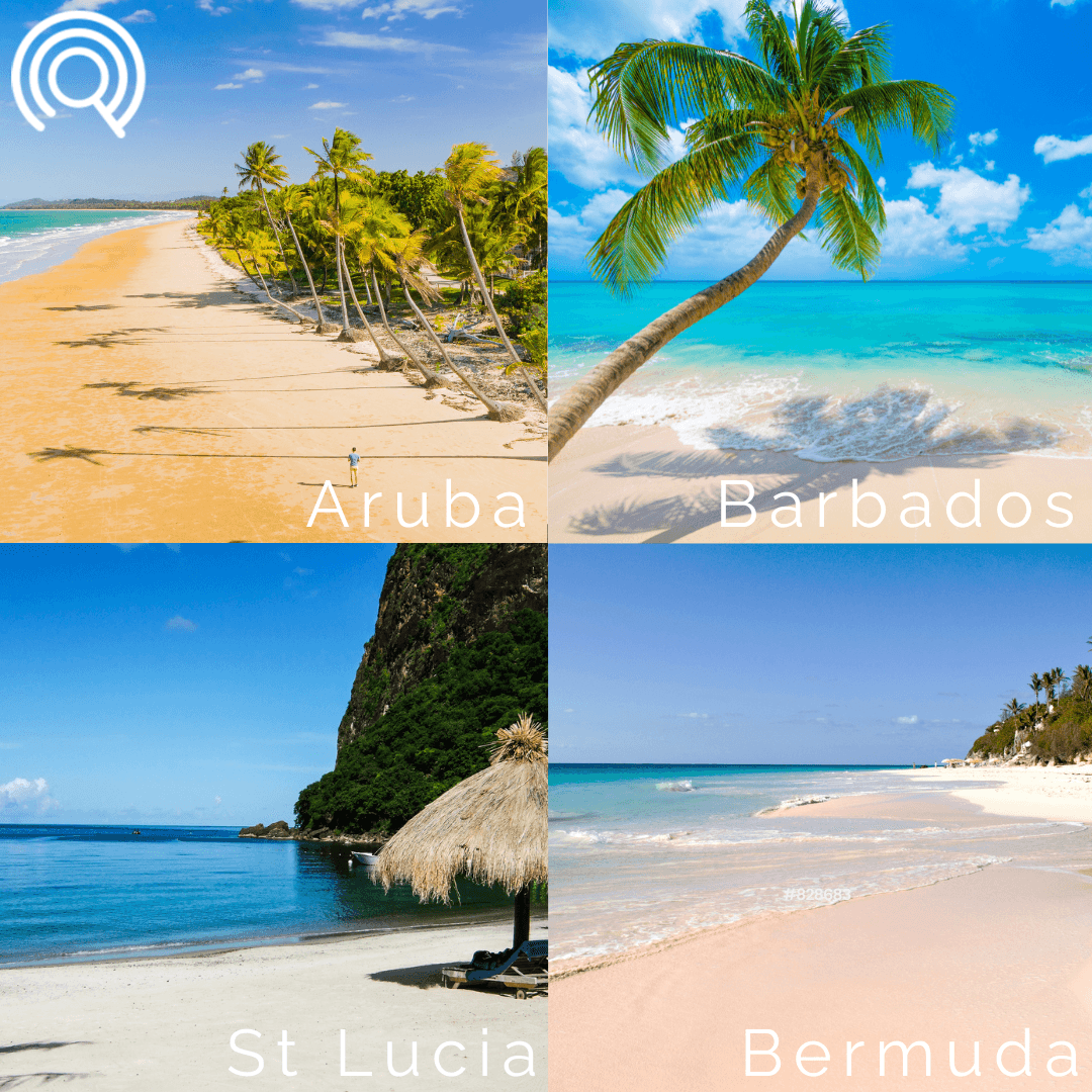 🏖Always daydreaming of Caribbean beaches 🏖 Which one would you pick? ☀️ 🧡Aruba 🧡Barbados 🧡St Lucia 🧡Bermuda