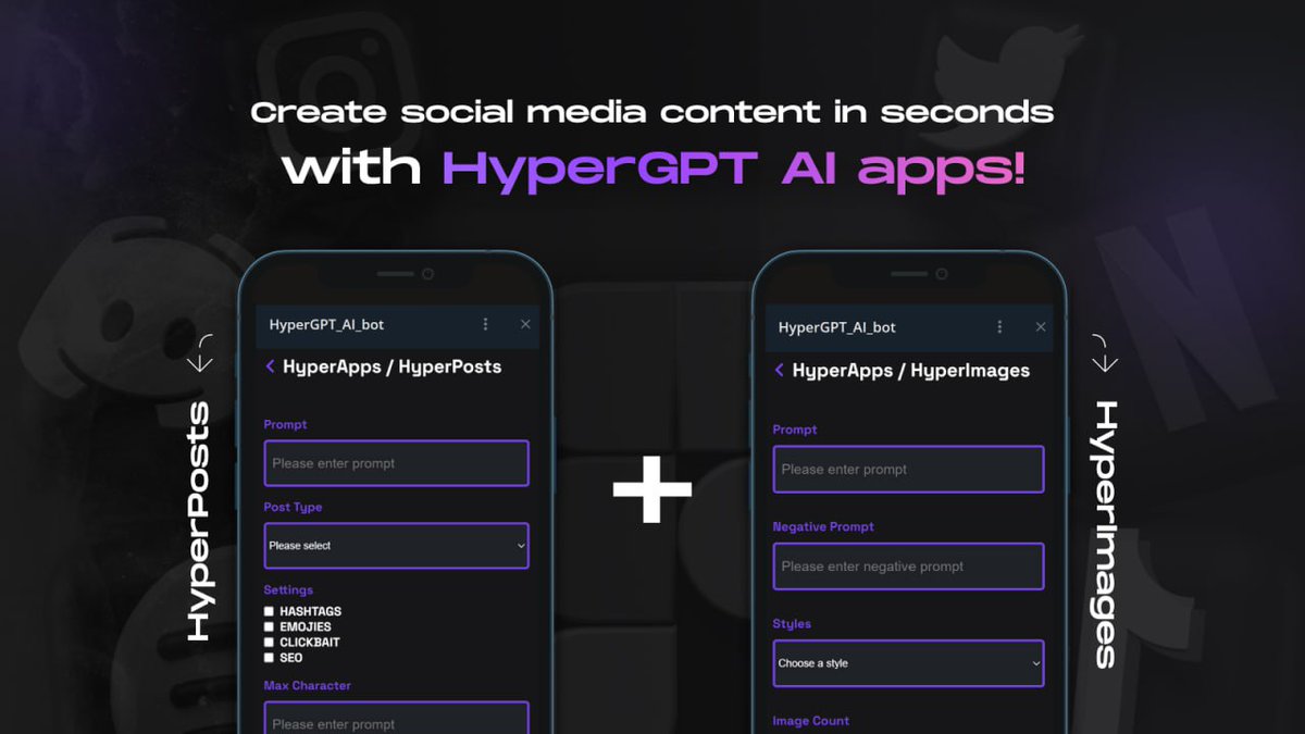 HyperGPT'nin yapay zeka uygulamalarını kullanarak saniyeler içinde içerik oluşturabileceğinizi biliyor muydunuz? 

Önce HyperPosts ile metinsel içeriğinizi oluşturabilir ve içeriğinizle eşleşecek bir görüntü için HyperImage'ı kullanabilirsiniz.
