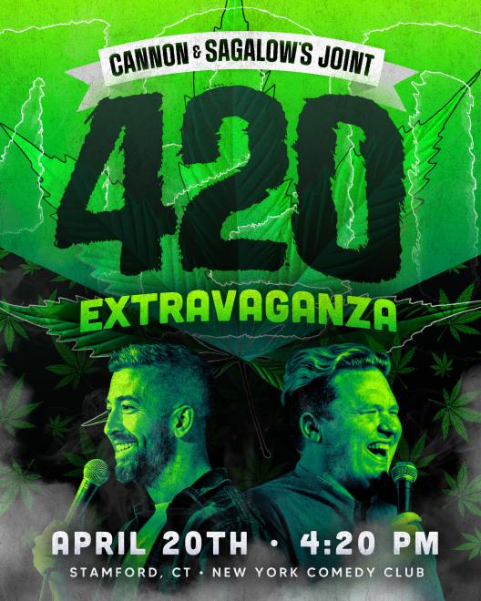 4/20 I’ll be at @nyccstamford with @brendansagalow performing our Joint 4/20 4:20 Extravaganza. Celebrate the high holidays with us! Tix in bio. 🌳