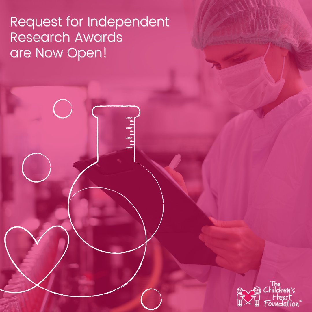 Our 2024 Request for Applications for Independent Research Awards is now open! 🔬❤ If you know of researchers who would be interested in this opportunity, please spread the word! More information on the application process can be found at childrensheartfoundation.org/for-researcher…
