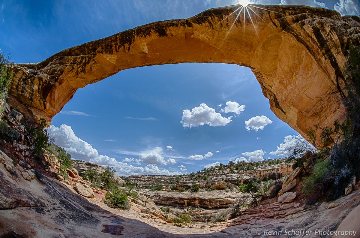 #OnThisDay in 1908 Natural Bridges National Monument in Utah was established. I took these during a visit in April '14 during my everything must be a (garish) HDR image days. Thankfully those are long gone but the photos bring back good memories. Nikon D7000 & 10.5mm Fisheye lens