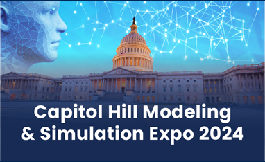 14th Annual Capitol Hill Modeling & Simulation Expo is taking place on July 11 at Rayburn House Office Building with this year's theme ' Resilience in Action: Using Modeling & Simulation Technologies to Build our Nation's Strength'. Register today at bit.ly/49ctfWT