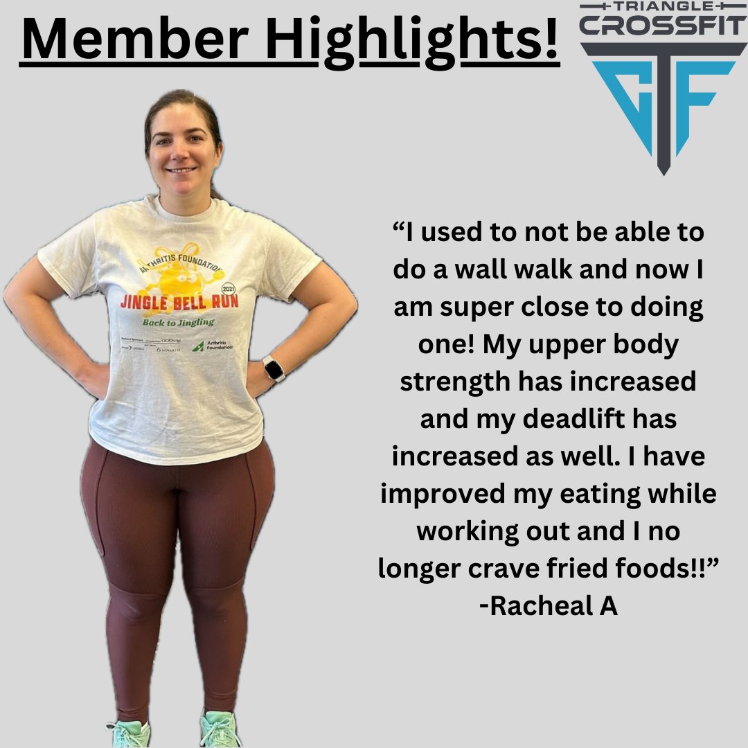 👉Follow @trianglecrossfit for more!
.
#TheFamilyGym #TriangleCrossFit #TCF #crossfit #workout #training #fit #fitness #raleigh #cary #clayton #wakecounty #apexnc #garner #hollysprings #fuquayvarina #willowspring #angier