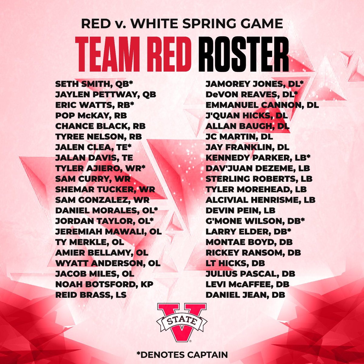 ROSTERS ARE SET!! Here it is: Team White & Team Red See y'all Thursday Night (4/18) at 7:00 PM at the Baze! #WTS