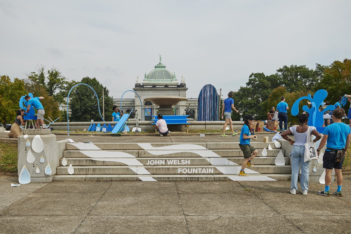 Share your vision for a reimagined Welsh Fountain! Join Fairmount Park Conservancy at Ohio House in West Fairmount Park on Tue, April 30 from 5-7:30 PM to provide input on proposed design ideas for this iconic park landmark. Register for the event: bit.ly/welshfountaine…