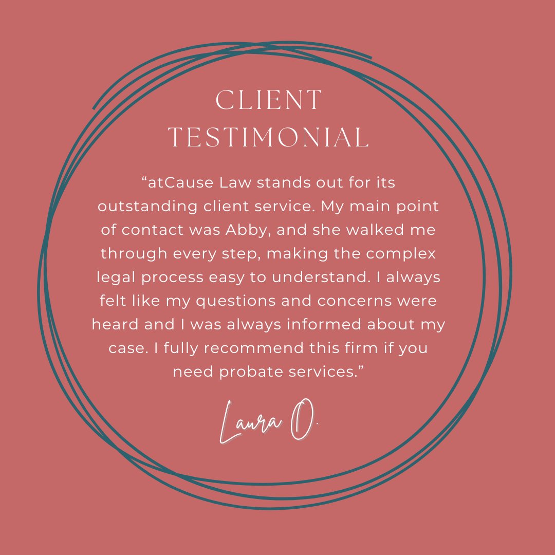 Thank you so much for the positive feedback, Laura! 😊

#testimonytuesday #lawoffice #lawfirm #floridaattorney #testimonial #customerservice #probateattorney #floridaestateplanning #clientreview