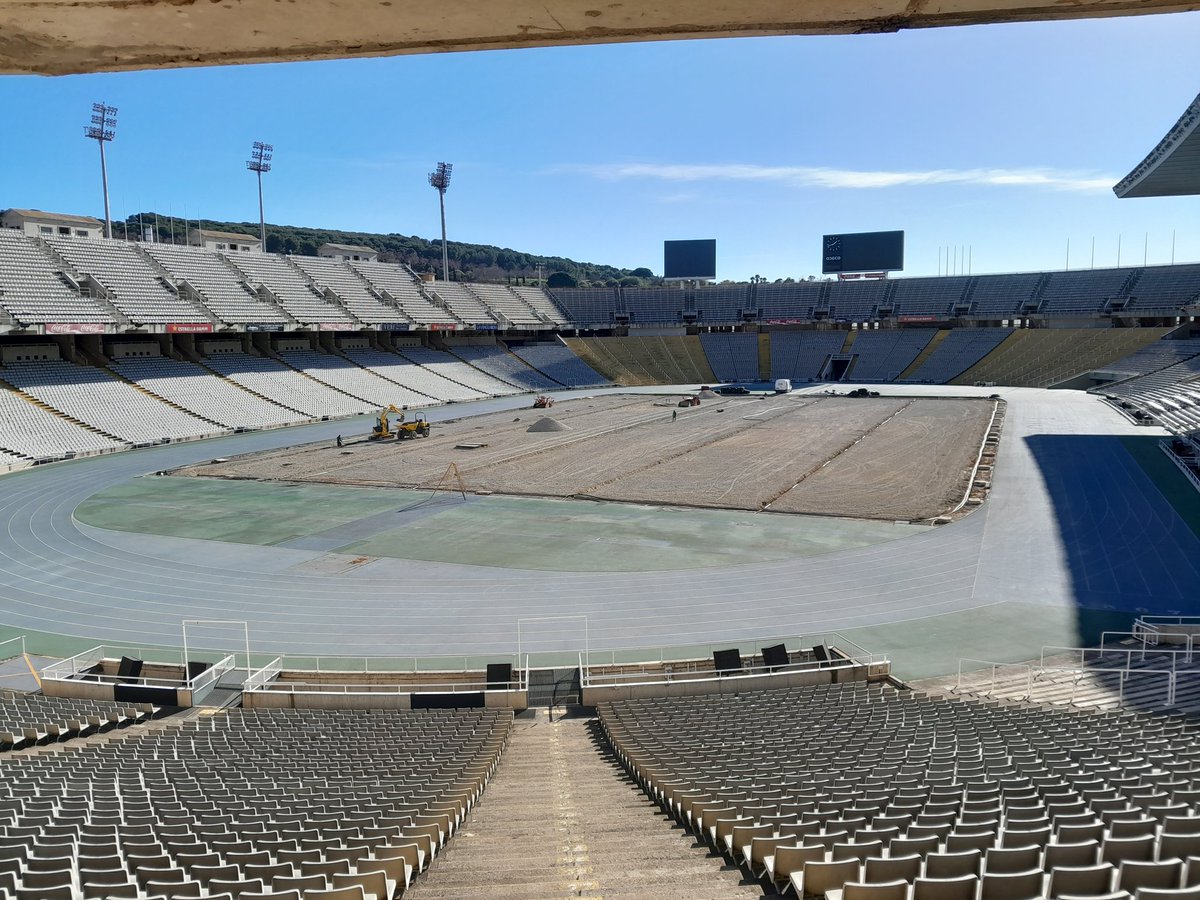 #CasaDaChampions início da.reforma do estádio olímpico em jan23