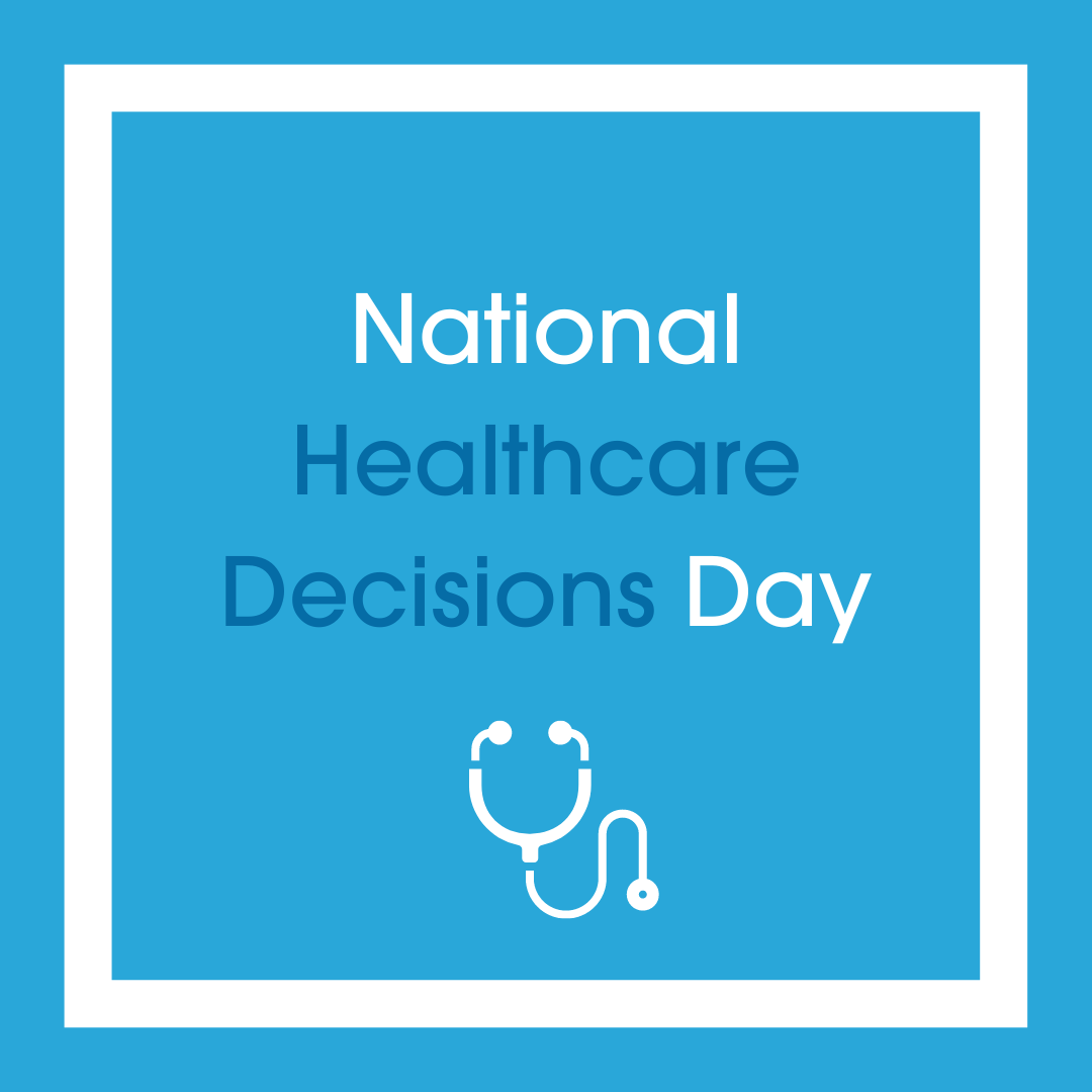 It's important to plan ahead when it comes to your health! Today, we observe National Healthcare Decisions Day, which empowers you to think NOW about the decision you would make for yourself if an unexpected health event were to happen. #HealthcareDecisionsDay