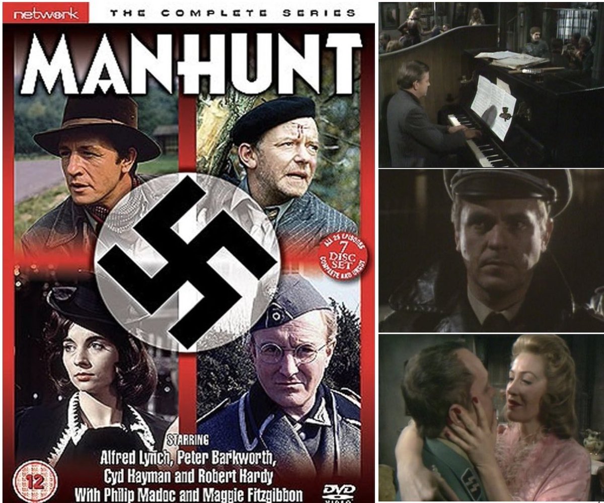 SaveRedlandLibr's tweet photo. 8:05pm TODAY on @TalkingPicsTV
From 1970, Ep 13 (of 26) of #WW2 #Drama📺 #Manhunt - “A Way to Die" directed by #CyrilCoke & written by #AndrewBrown
🌟#AlfredLynch #PeterBarkworth #MaggieFitzgibbon #PhilipMadoc #NerysHughes #LeslieSchofield #MarkBoyle https://t.co/w1xEss3cGi