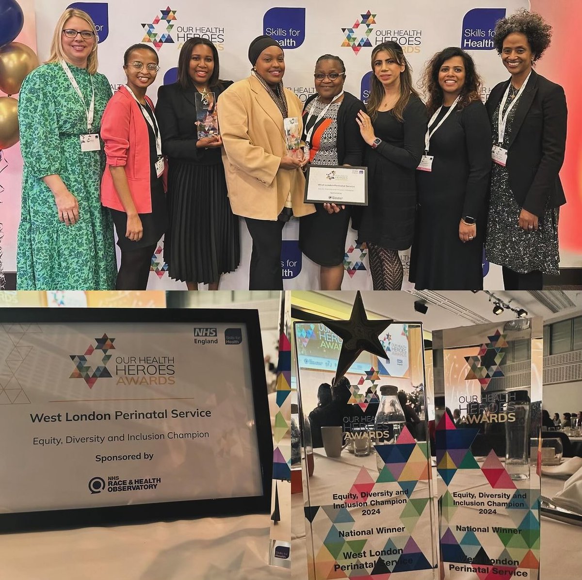 Amazing news and congratulations @TeamPerinatal and experts by experience on winning the @skillsforhealth @NHSEngland @NHS_RHO #ourhealthheroesawards today for your amazing project! 👏 @westlondonnhs