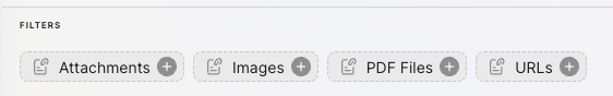 dtwhite's tweet photo. @evernote Like it so far! Would be great to add filters by file type (PDF, DOC, XLS etc) and notebook/tag, possibly implemented like the filter buttons on the main EN search: https://t.co/RzbeNNeb1f