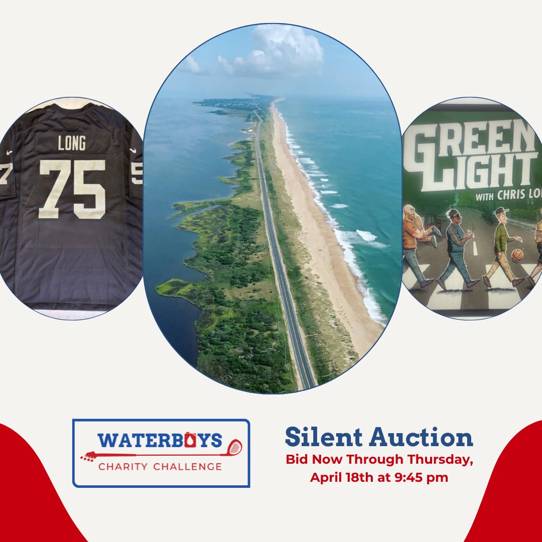 📣 📣 Our biggest fundraising event of the year – the Waterboys Charity Challenge – is happening this week in Charlottesville. As part of the event, we have a robust silent auction, open to all. You can register and bid from anywhere! qtego.us/qlink/chrislong