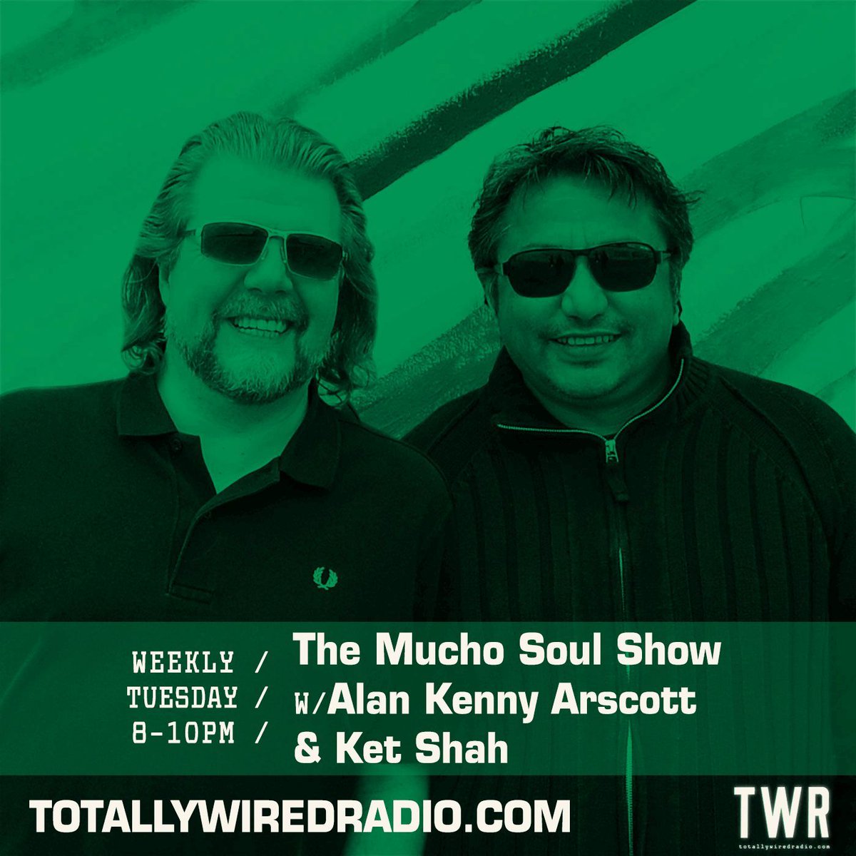 The Mucho Soul Show w/ Alan Kenny Arscott & Ket Shah #startingsoon on #TotallyWiredRadio Listen @ Link in bio. - #MusicIsLife #London - #Jazz #Soul #NuElectronica #Disco #House