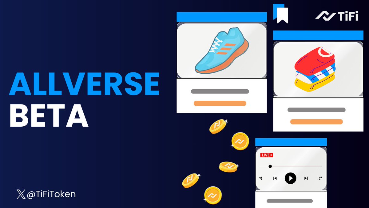 Dive into the future of commerce with TiFi's Allverse Beta, Where virtual meets reality! Explore new dimensions of shopping and trade today. #TiFi #AllverseBeta #FutureOfCommerce
