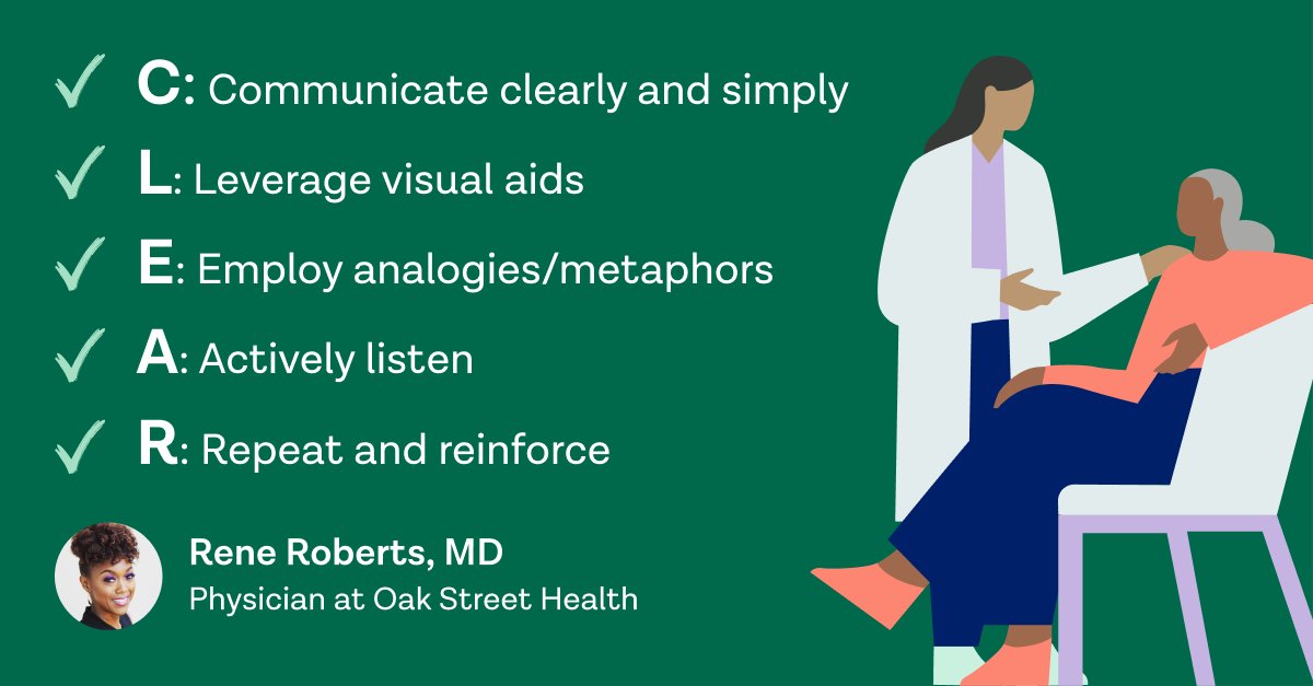 It's not easy to convey complex medical knowledge quickly and clearly — but it is crucial for a meaningful #PatientExperience. Our physician <a href="/DrReneRoberts/">DrReneMD</a> shares her method for patient communication here.