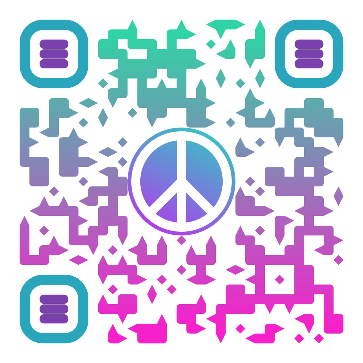 The most peaceful QR code ever?
@Peace_Token_ 

#SOL #Solana #MakeLoveNotWar $PEACE