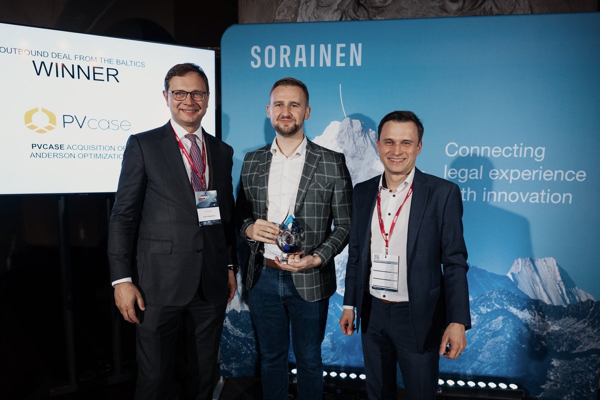 Baltic_Forum's tweet photo. The Baltic Outbound Deal of the Year is Lithuanian PVcase’s acquisition of Anderson Optimization, the world’s most popular solar siting software platform. https://t.co/px9uR2a9bP