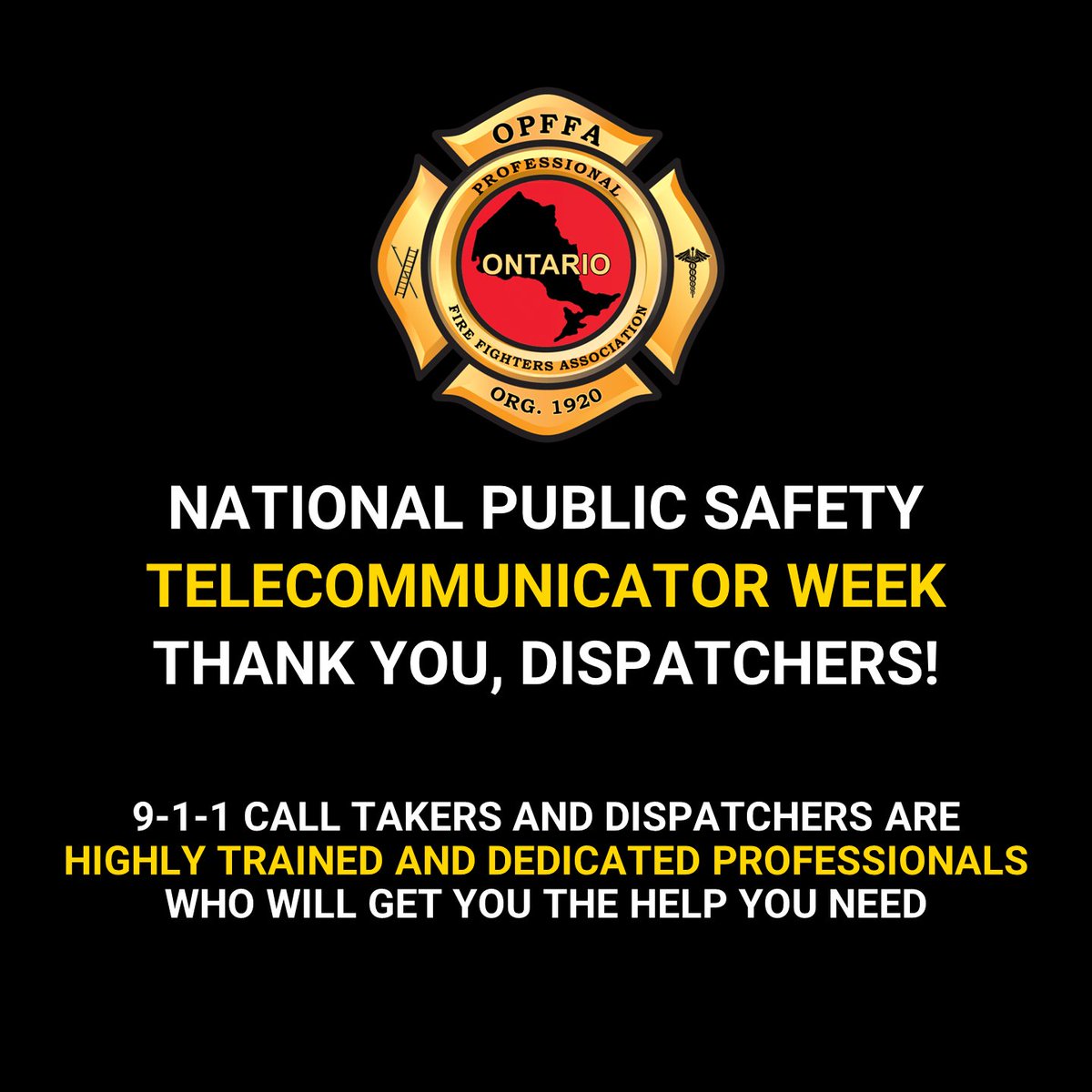 Dispatchers play a crucial role in emergencies and times of need. They are the unsung heroes in public safety who go above and beyond daily. Thank you!