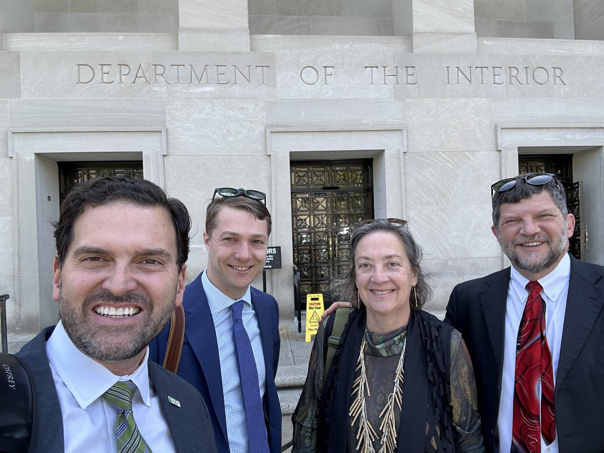 .@tpl_org’s Day on the Hill officially starts tomorrow, but we’re diving into our advocacy right now! @luchoguillermo2 & @DianeRegas are meeting with @SecDebHaaland at @Interior to discuss how we can connect more people everywhere to the outdoors. #TPLadvocacy #WeAreTPL