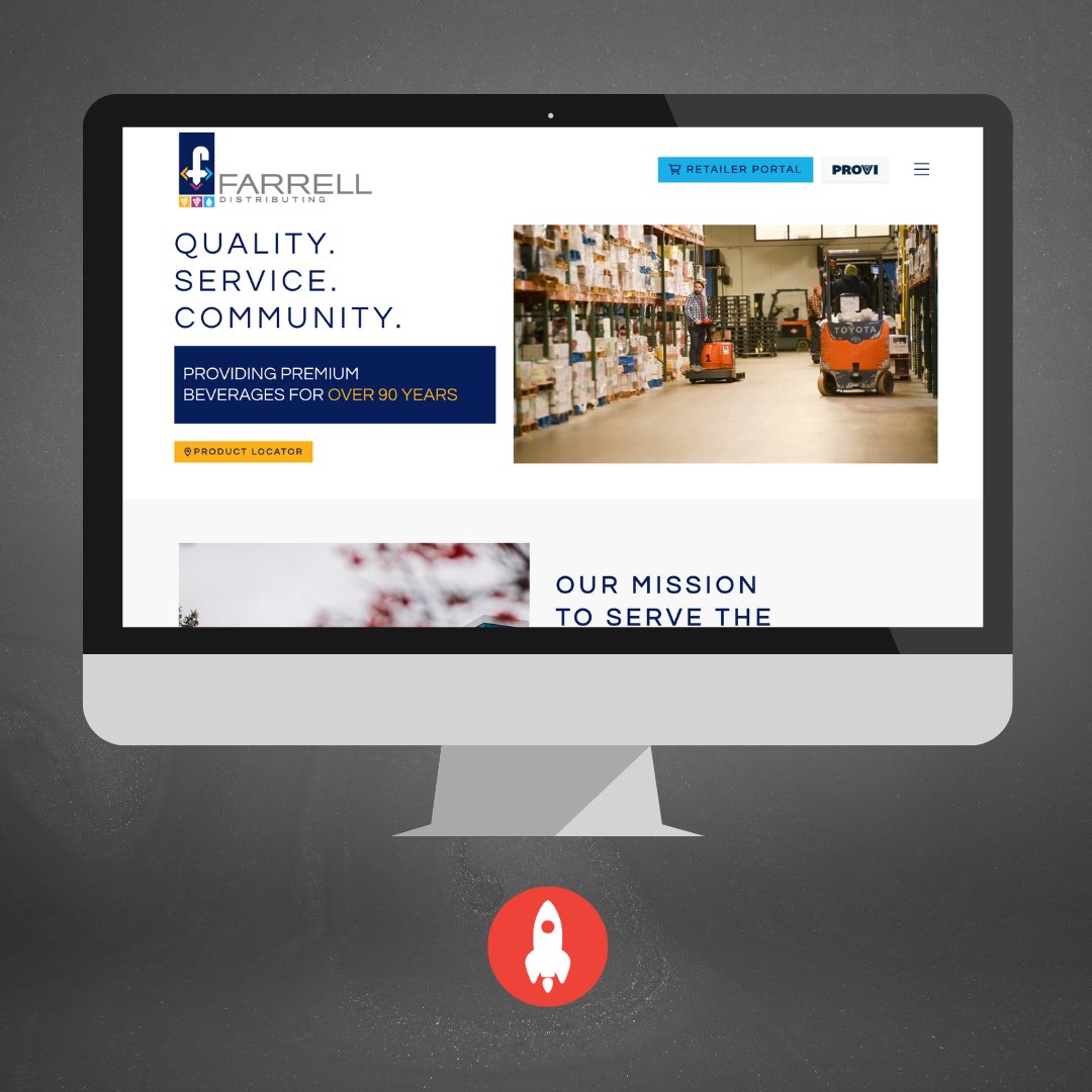📣 Exciting news! Just launched - the new website for Farrell Distributing, farrelldistributing.com.

As Vermont's premier Food & Beverage Distributor, we're thrilled to unveil a platform that embodies their unwavering dedication to the local community and beyond. #WebAgency