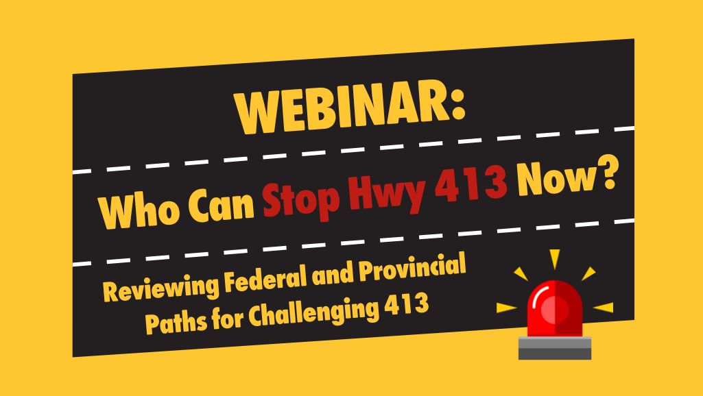 StopSprawlPeel's tweet image. Learn more about next steps at a free online webinar hosted by @envirodefence, this Thursday from 7:00-8:00pm.

Register here: act.environmentaldefence.ca/page/147651/pe…