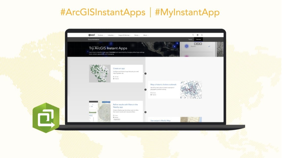 Check out this #ArcGISInstantApps tutorial series that teaches you how to instantly create apps from maps and experiment by changing default app settings, appearance, and messaging. Start tutorial: esri.social/29FU50QGZjN