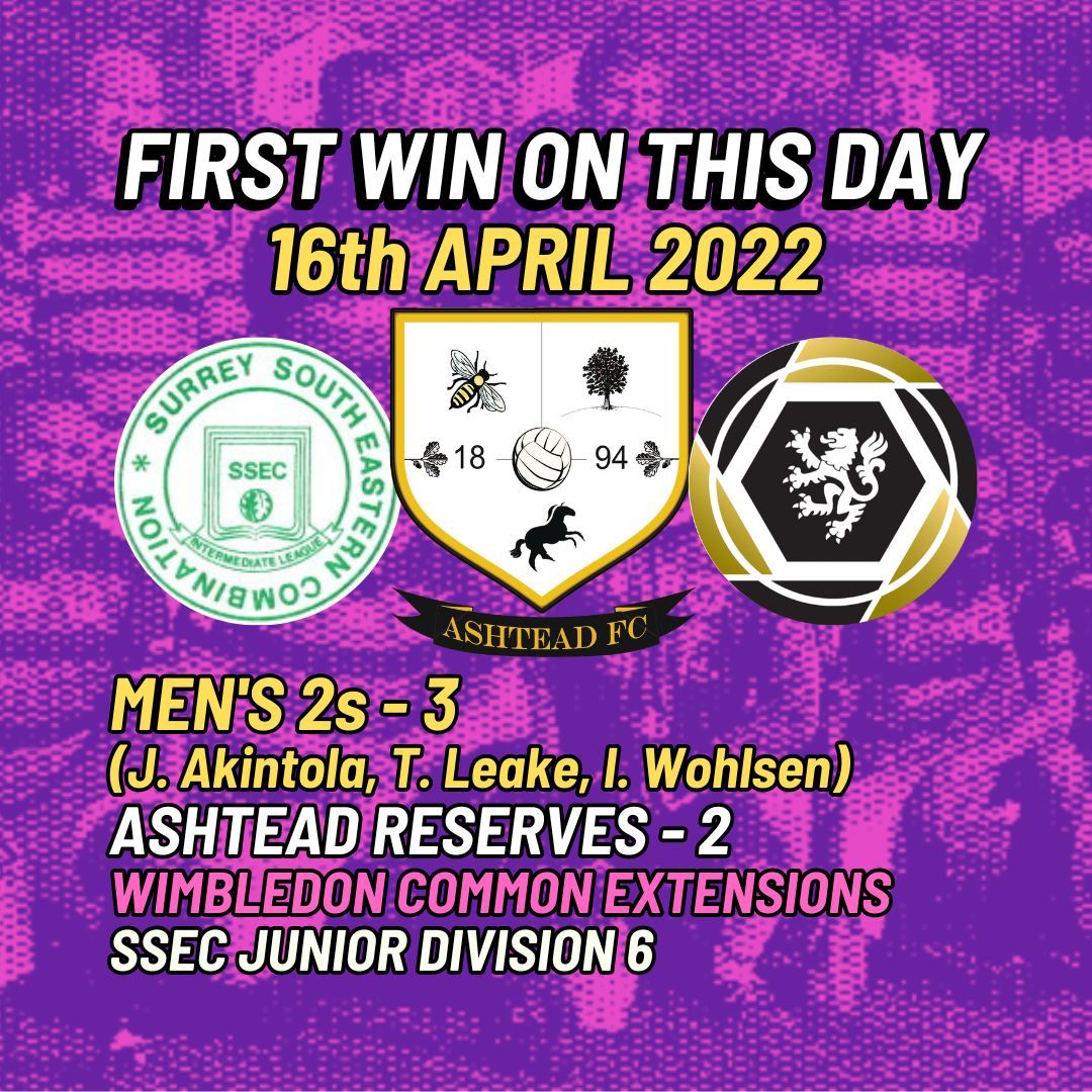 Our First Win on 16th April: 2022 🏆 3-2 v Ashtead Reserves (SSEC Junior Div. 6) ⚽ Scorers: J. Akintola, T. Leake, I. Wohlsen 📌 Wimbledon Common Extensions #WFC #Wanderers #TheWorldsClub #Dulwich #TulseHill #FirstWin