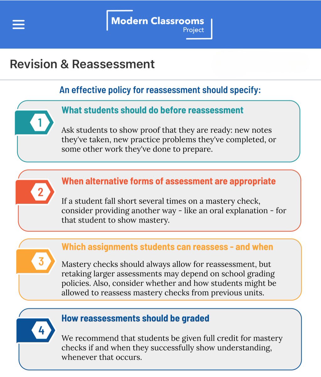 Thinking about revision and reassessment policies? Our Free Course can help you create yours! Sign up: bit.ly/40zSHly