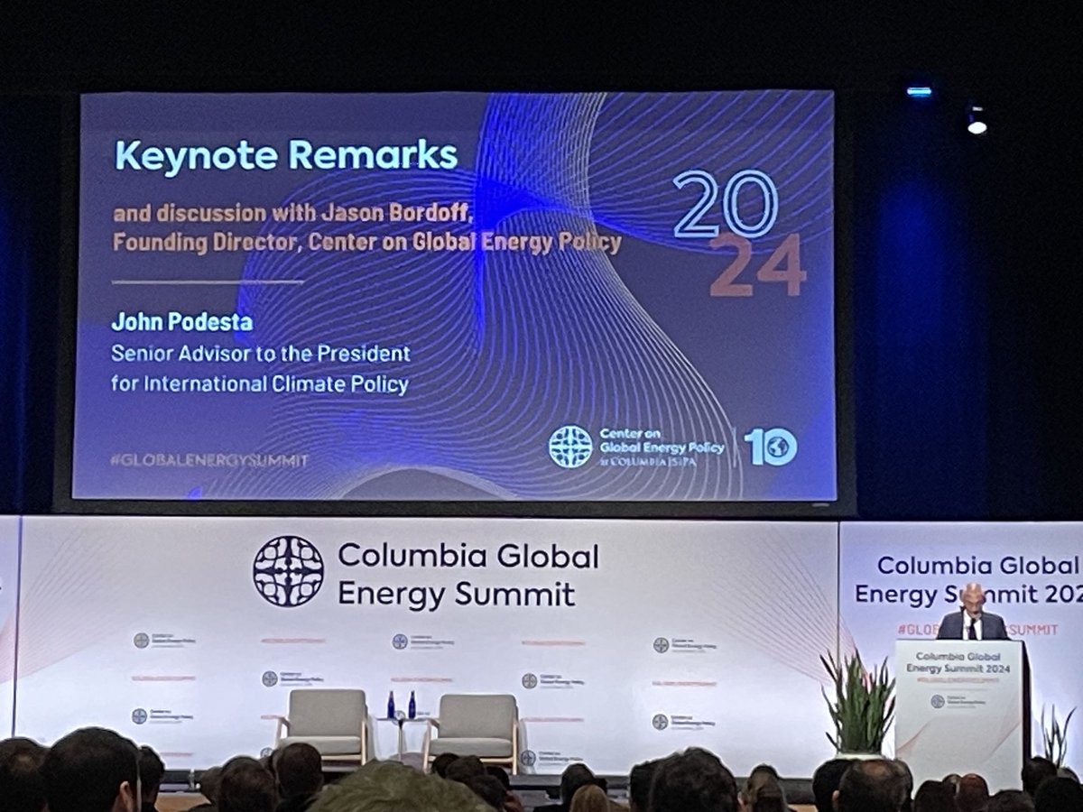 John Podesta, incoming Biden Administration climate envoy, makes the case that conventional free trade policies are bad for the climate. Announces a new climate and trade task-force to take on ‘climate dumping’ among other challenges. ⁦@ColumbiaUEnergy⁩ #GLOBALENERGYSUMMIT