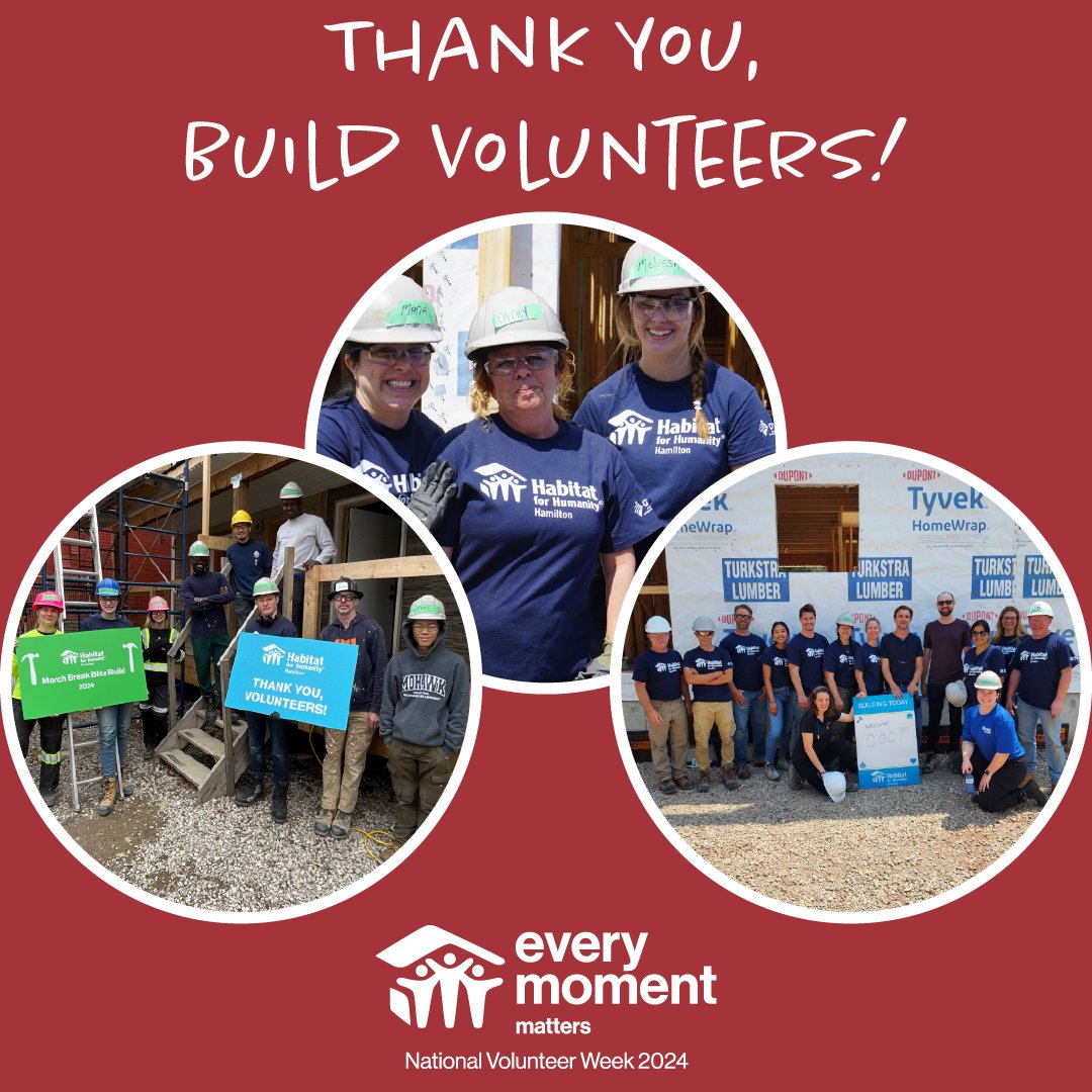 This #NationalVolunteerWeek, we extend our deepest gratitude to our Ontario Youth Apprenticeship Program, Corporate Groups, and Community Volunteers. Your passion and skills make a world of difference, creating a brighter future for families in need. Thank you! 🙏🏠💙