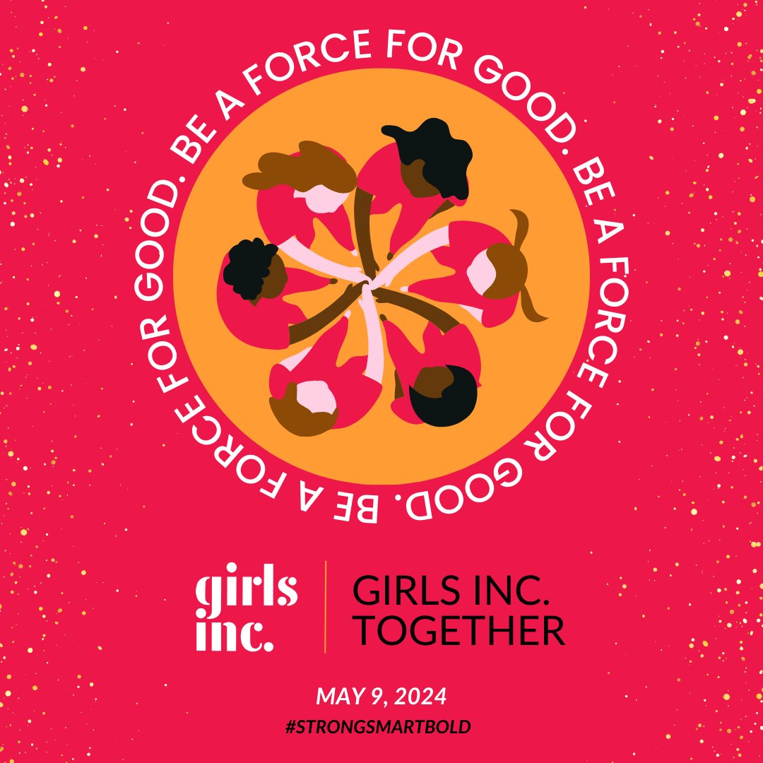 Be a force for good. Join the #GirlsIncTogether virtual Giving Day 5/9 by creating your own personal fundraising page where you can share why Girls Inc. matters to you & encourage others to join the movement. Learn more here: girlsinctogether.org/organizations/… #strongsmartbold