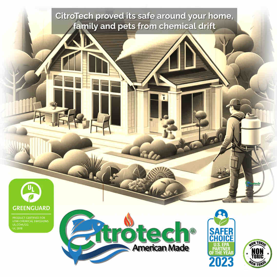 CitroTech proved its safe around your home, family and pets from chemical drift. #wildfiredefense #epasaferchoice #calfire #firenews  #CitroTech #PetSafe #SafeAroundHome