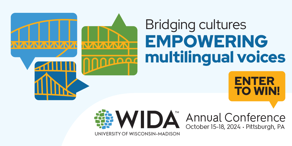 #WIDA is giving away one registration to the 2024 WIDA Annual Conference. To enter, complete the following by 4/24 at 11:30pm CT: 1. Follow WIDA on X 2. Like this post 3. Reply and tell us: Why do you want to attend #WIDA2024? Learn more about #WIDA2024: events.wida.us