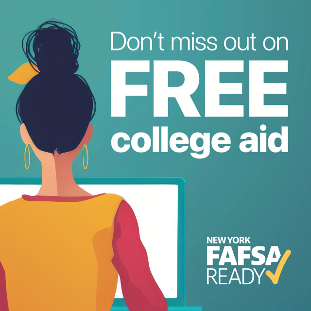 SUNY_FMCC's tweet photo. Remember the FAFSA is FREE to apply and can provide you with essential financial support for college. Now is the time to apply! Visit https://t.co/2hOXZHZedF
-
#SUNYFMCC #FAFSAReady https://t.co/N82UUzqrk0
