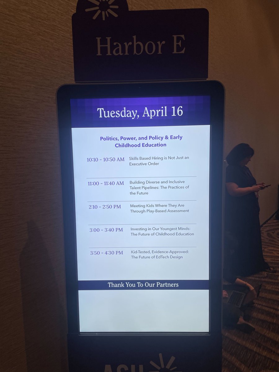 SprigLearning's tweet photo. Fellow ASU + GSV Summit attendees, it's fantastic to be here! Interested in innovative early learning assessments for driving equity? Come to our panel today at Harbor E, Level 2, at 2:10 pm, titled "Meeting Kids Where They Are Through Play-Based Assessment"
#ASUGSV #edu #summit https://t.co/xAxJ1HInxL
